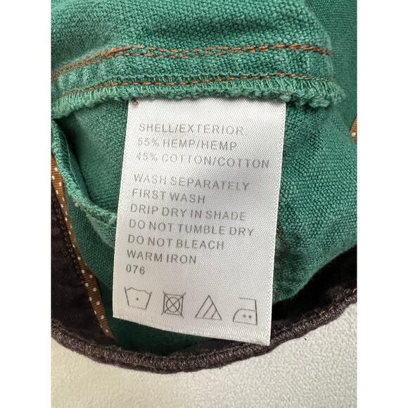 Kavu Denim Solid Green Knee Length Wrap Skirt Size 10 - Picture 7 of 10